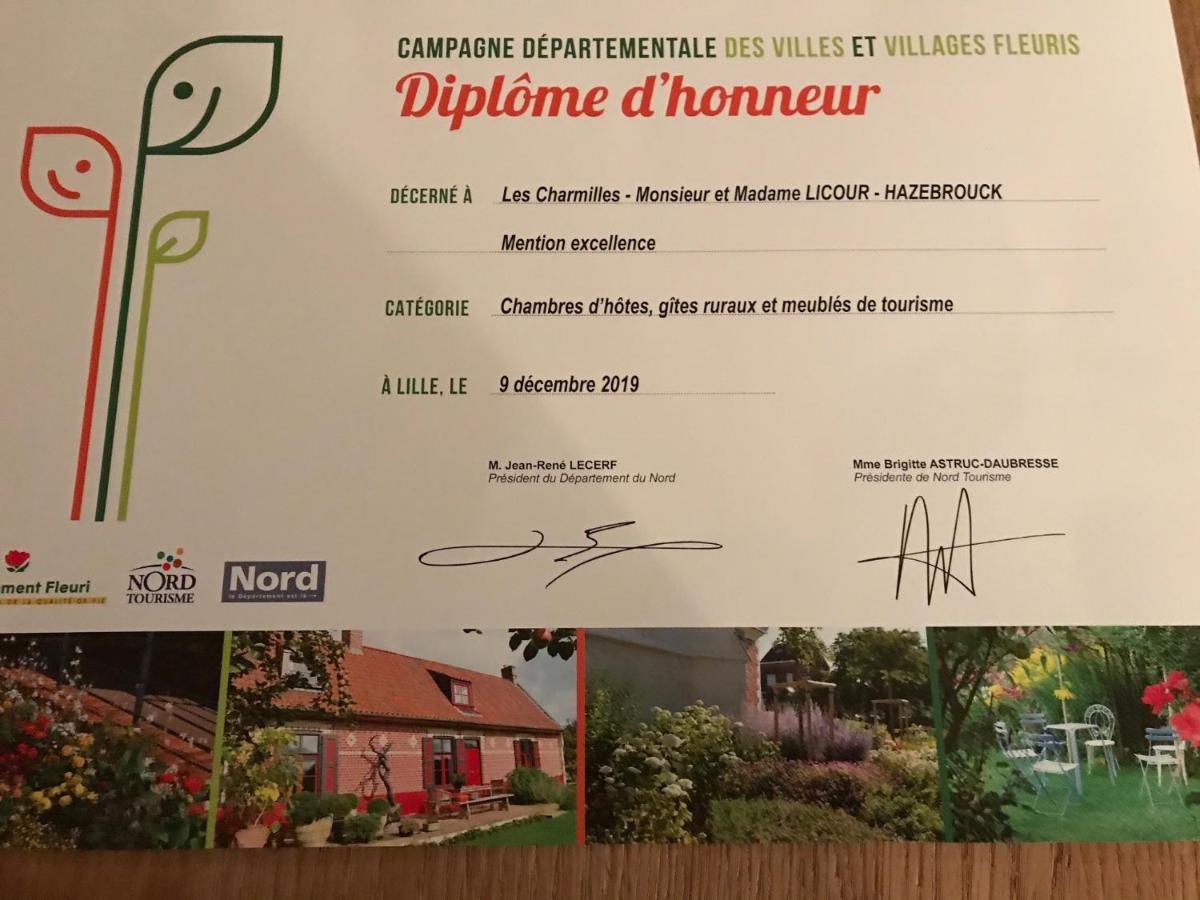 Bed and Breakfast Les Charmilles Hazebrouck Zewnętrze zdjęcie